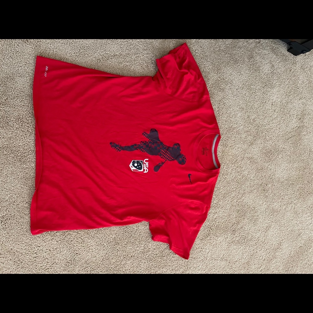 Team USA Nike lacrosse Dri fit shirt